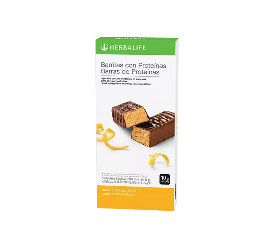 Barritas de proteínas Herbalife sabor limón