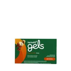 Multivitaminas Herbalife Gels NutrientVita Kids sabor tutti frutti.